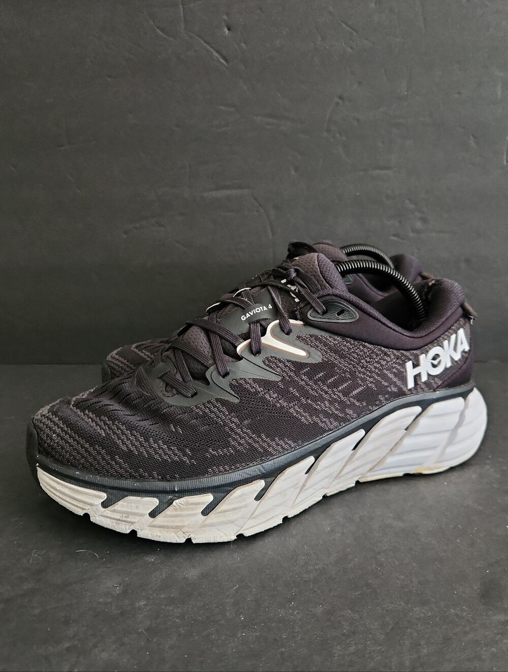 Hoka One One Gaviota 4 Athletic Sneakers Shoes Men's 10E Black